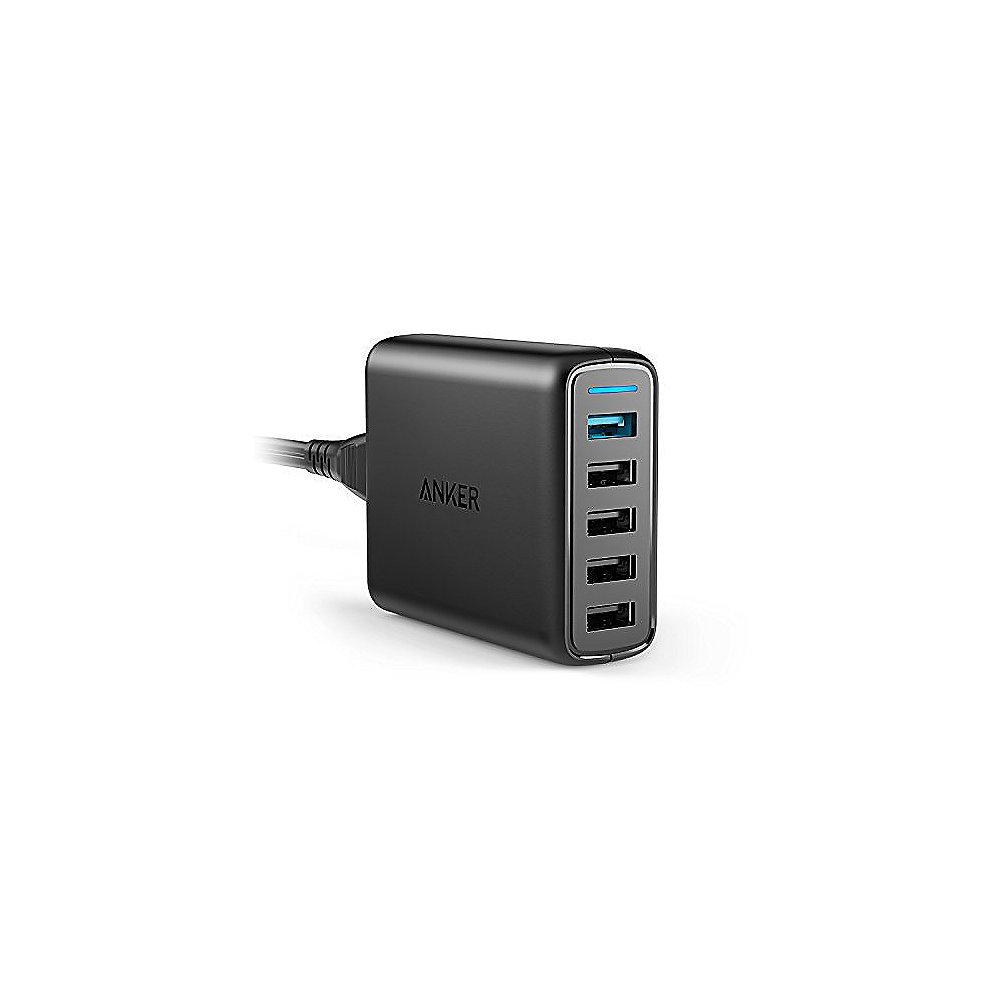 Anker AK-A2055311 PowerPort Speed 5 Ladegerät 5-USB-Ports schwarz