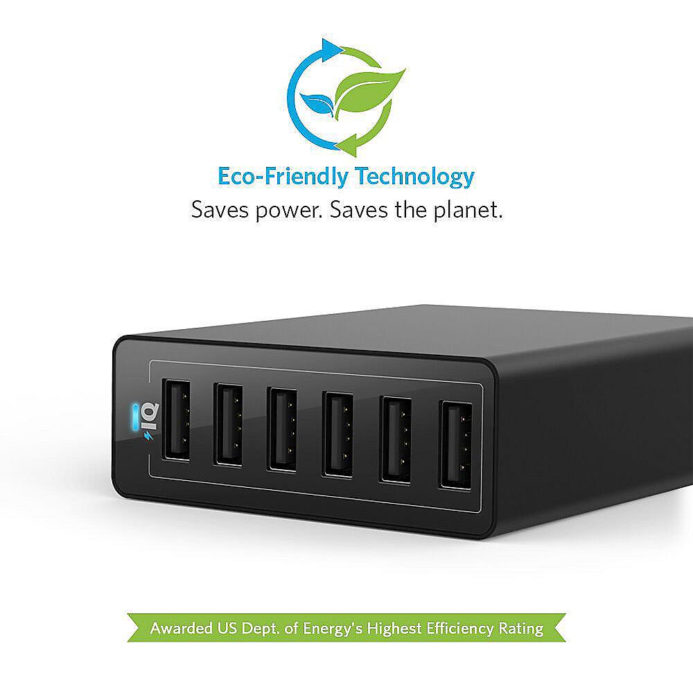 Anker AK-A2123313 PowerPort 6 schwarz