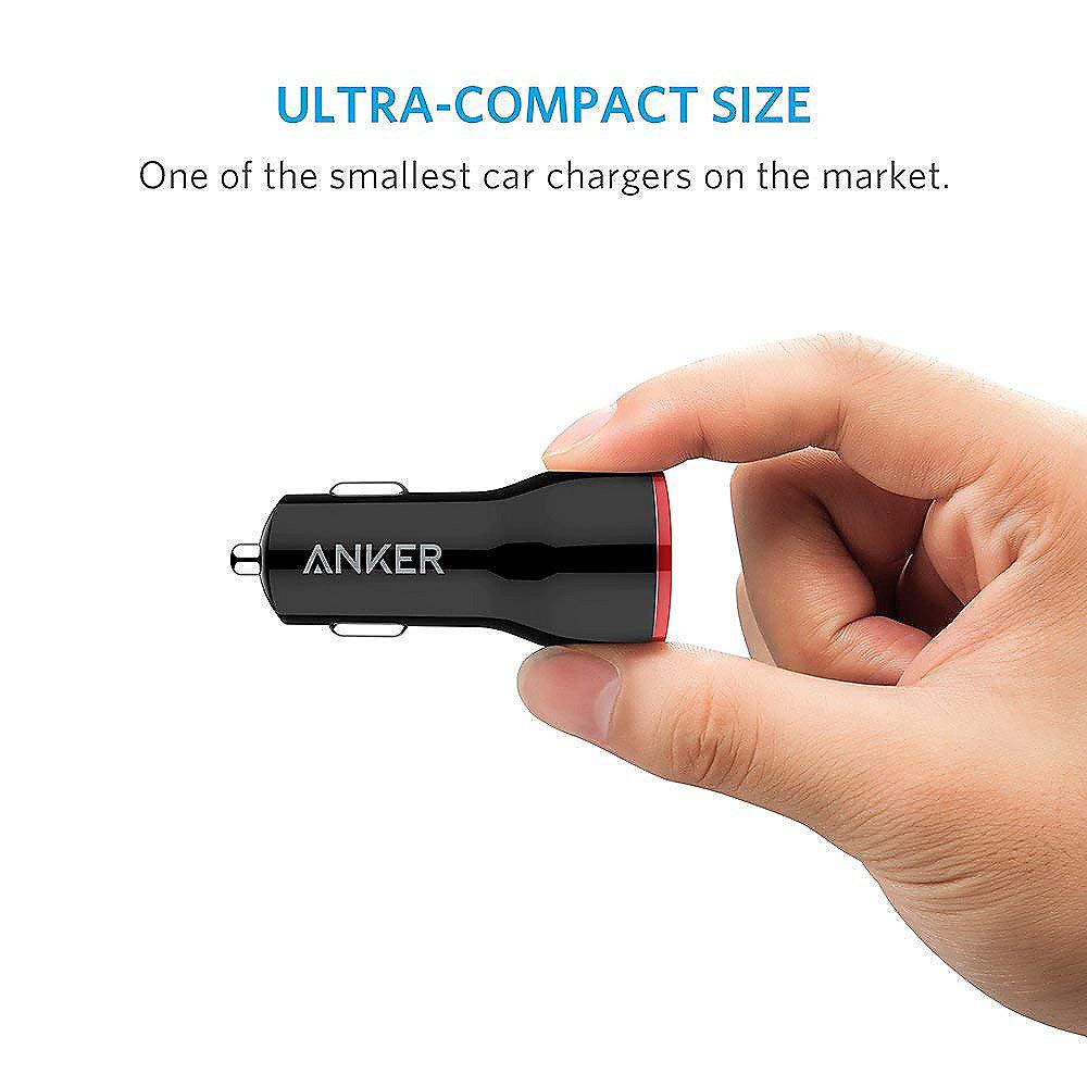 Anker AK-B2210H11 PowerDrive  1 USB Car Charger 34 W Schwarz