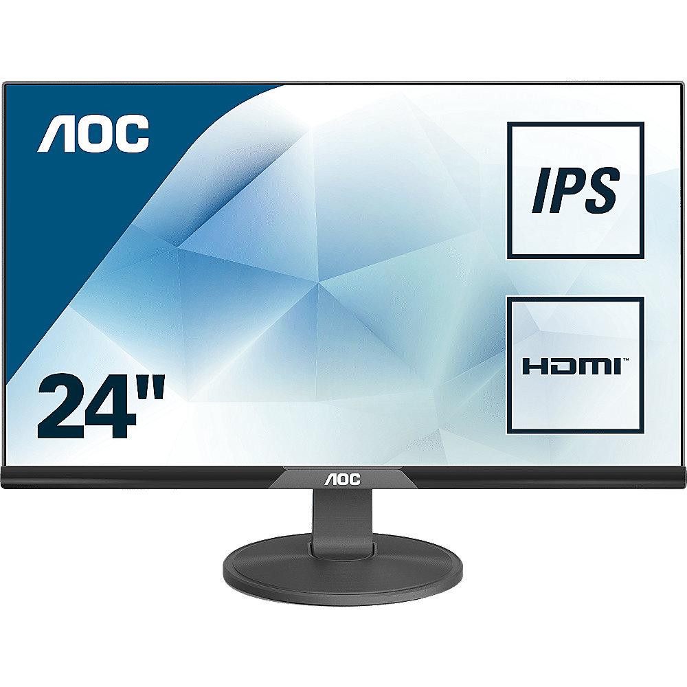 AOC I240SXH 60,5cm (23,8") Design-Monitor 16:9 HDMI/VGA 5ms 250cd/m² 20Mio:1