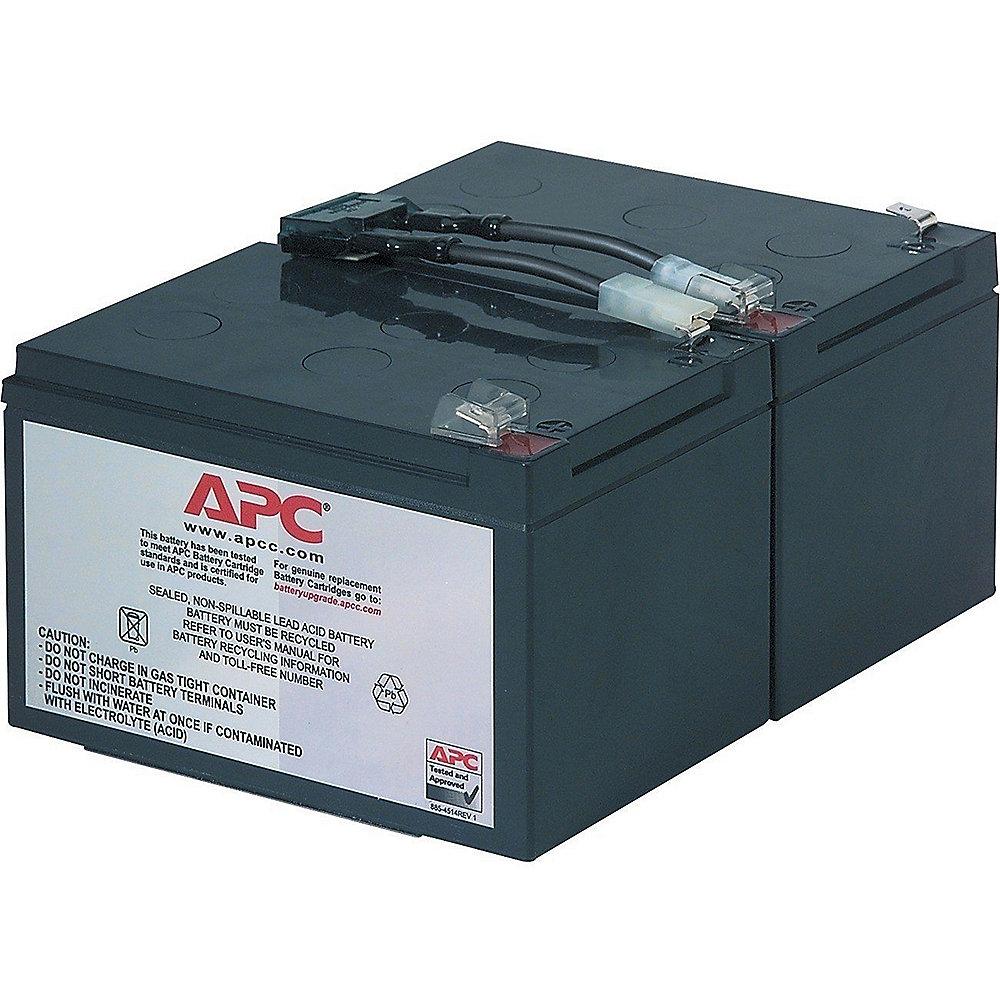 APC RBC6 Ersatzbatterie f. BP1000I/SUVS1000I/SU1000INET/SU1000RMINET/SUA1000I, APC, RBC6, Ersatzbatterie, f., BP1000I/SUVS1000I/SU1000INET/SU1000RMINET/SUA1000I