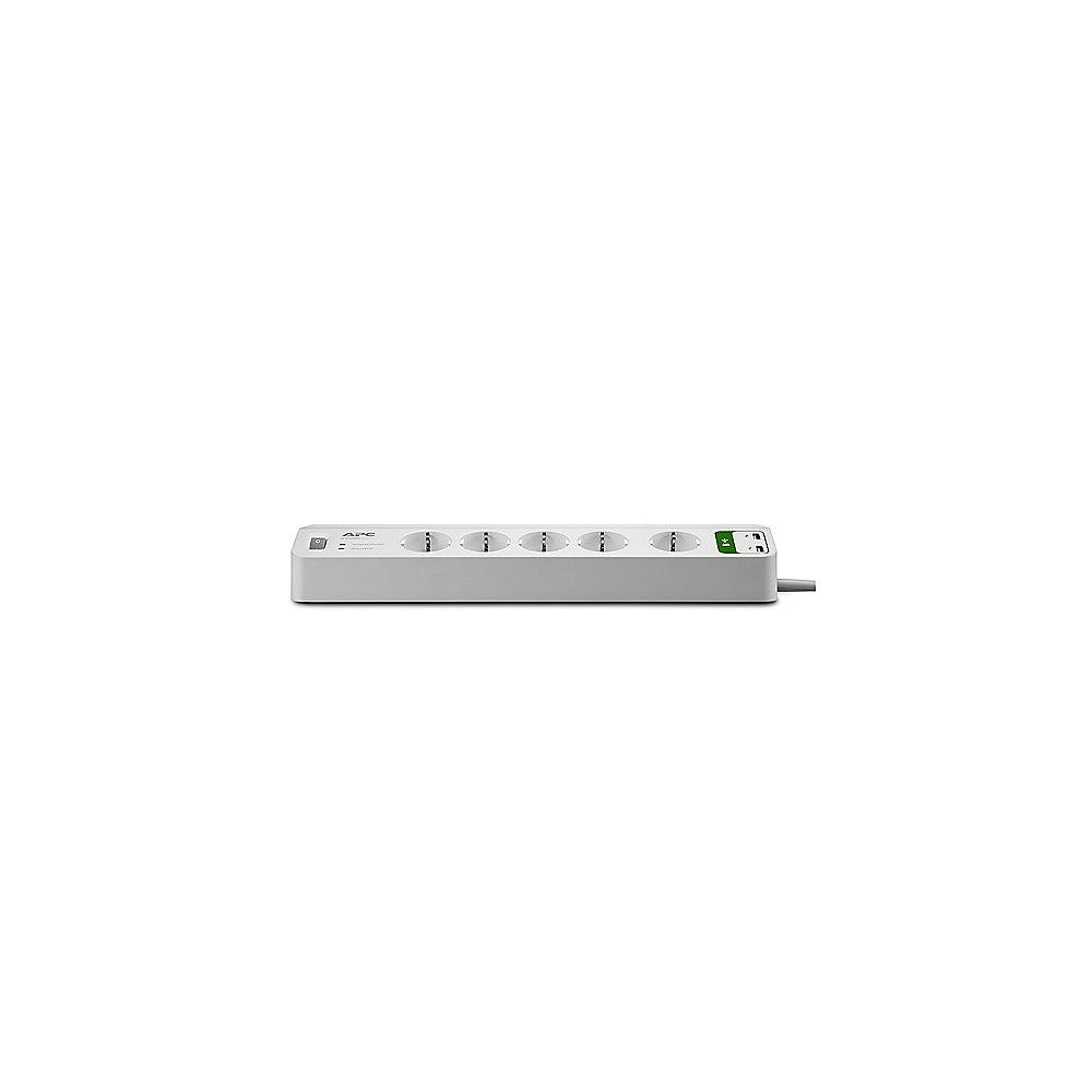 APC SurgeArrest Essential 5-fach 2x USB (PM5U-GR) Überspannungsschutz, APC, SurgeArrest, Essential, 5-fach, 2x, USB, PM5U-GR, Überspannungsschutz