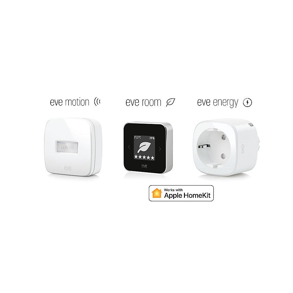 Apple HomeKit Raumklimabundel mit Eve Room & Eve Motion & Eve Energy EU