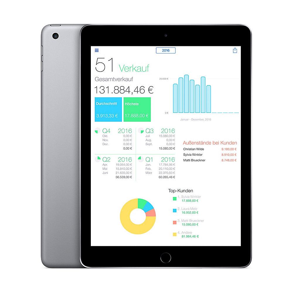 Apple iPad 9,7" 2018 Wi-Fi 128 GB Space Grau   Eve Thermo Heizkörperthermostat