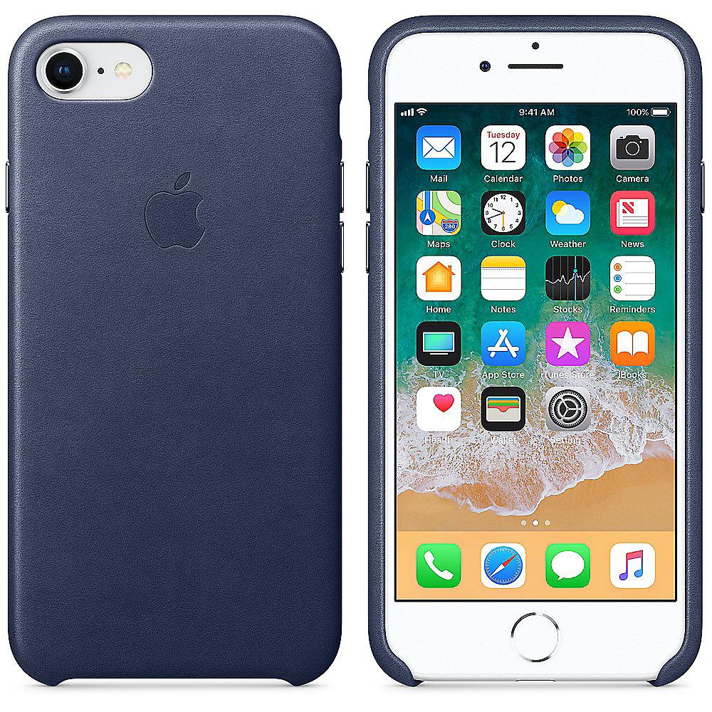 Apple Original iPhone 8 / 7 Leder Case-Mitternachtsblau