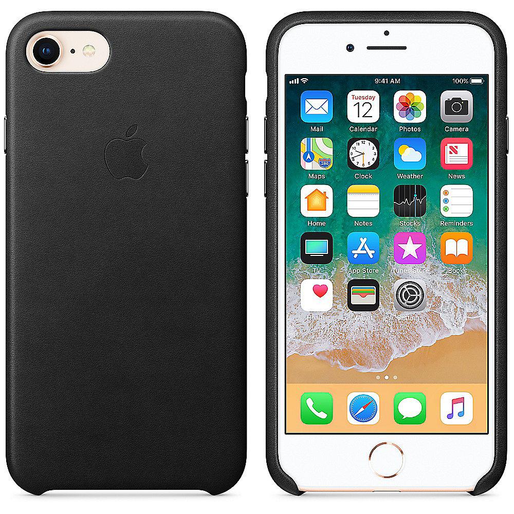 Apple Original iPhone 8 / 7 Leder Case-Schwarz