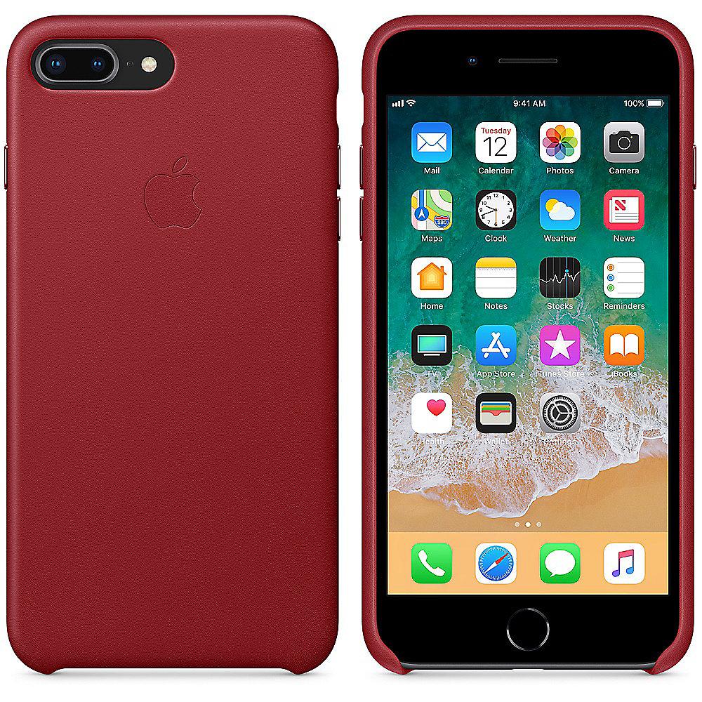Apple Original iPhone 8 / 7 Plus Leder Case-(PRODUCT)RED