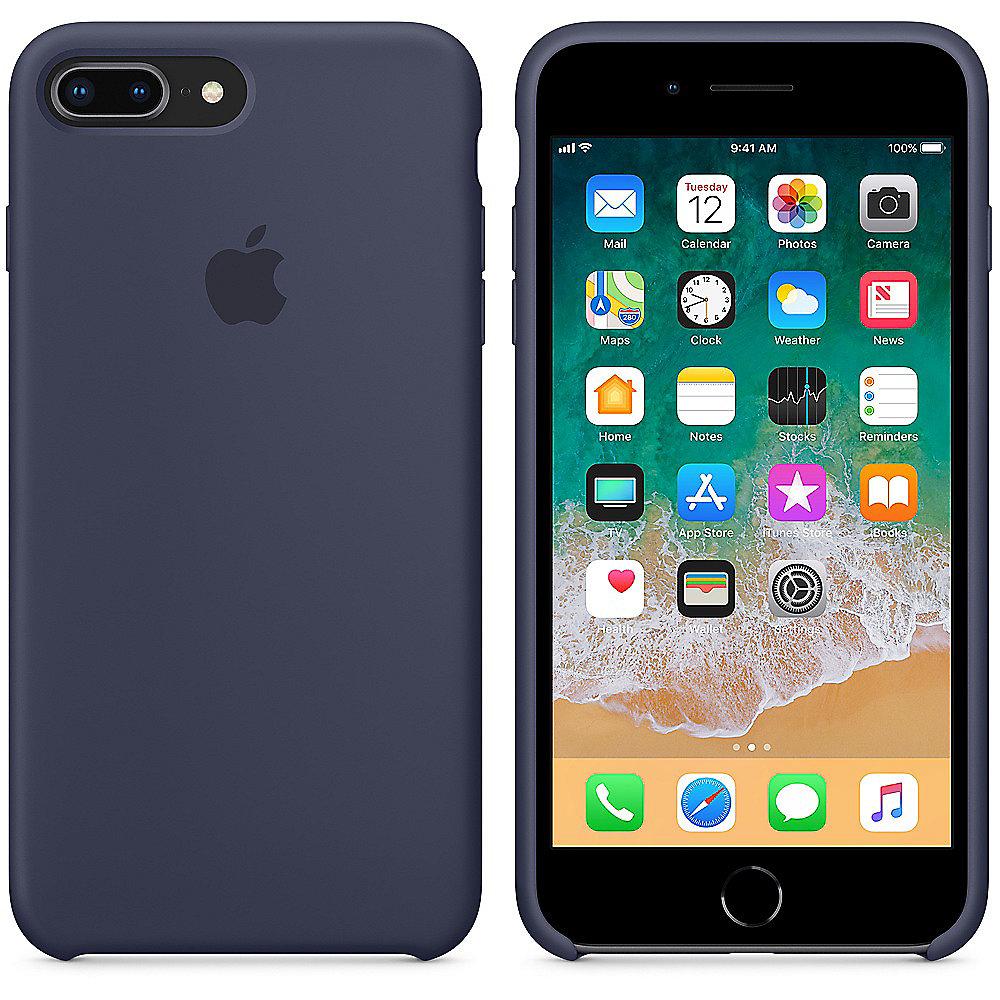 Apple Original iPhone 8 / 7 Plus Silikon Case-Mitternachtsblau