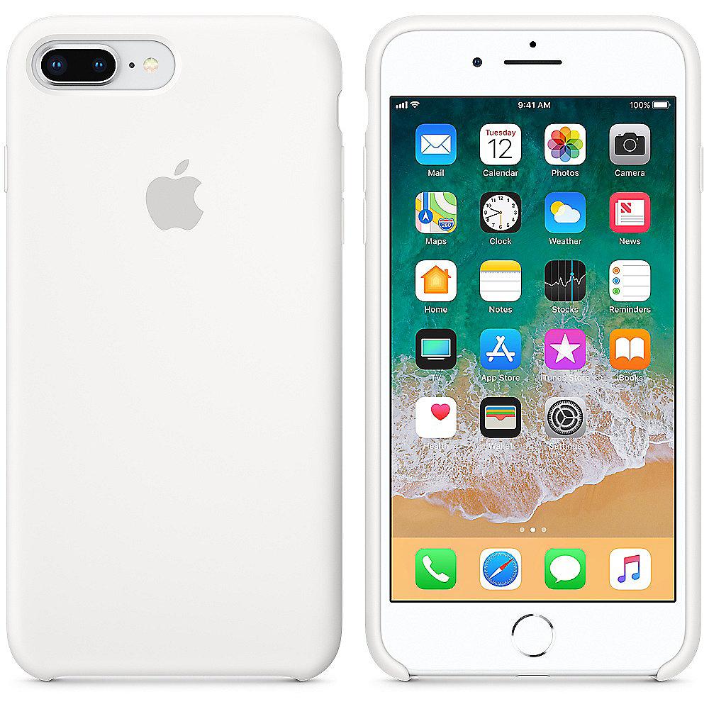 Apple Original iPhone 8 / 7 Plus Silikon Case-Weiß