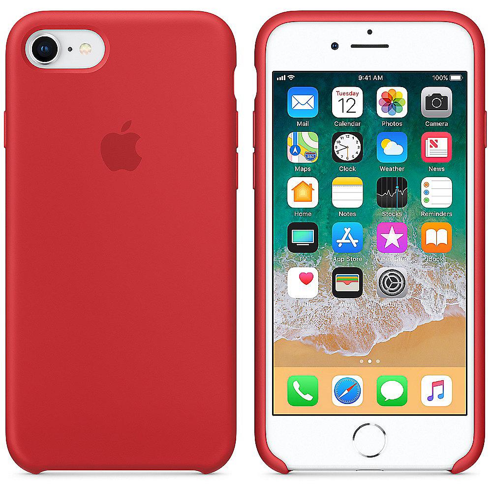 Apple Original iPhone 8 / 7 Silikon Case-(PRODUCT)RED