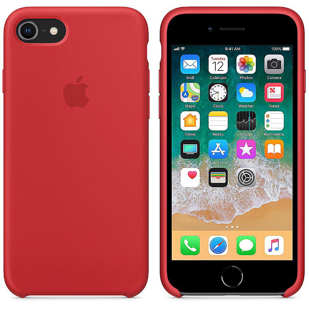 Apple Original iPhone 8 / 7 Silikon Case-(PRODUCT)RED