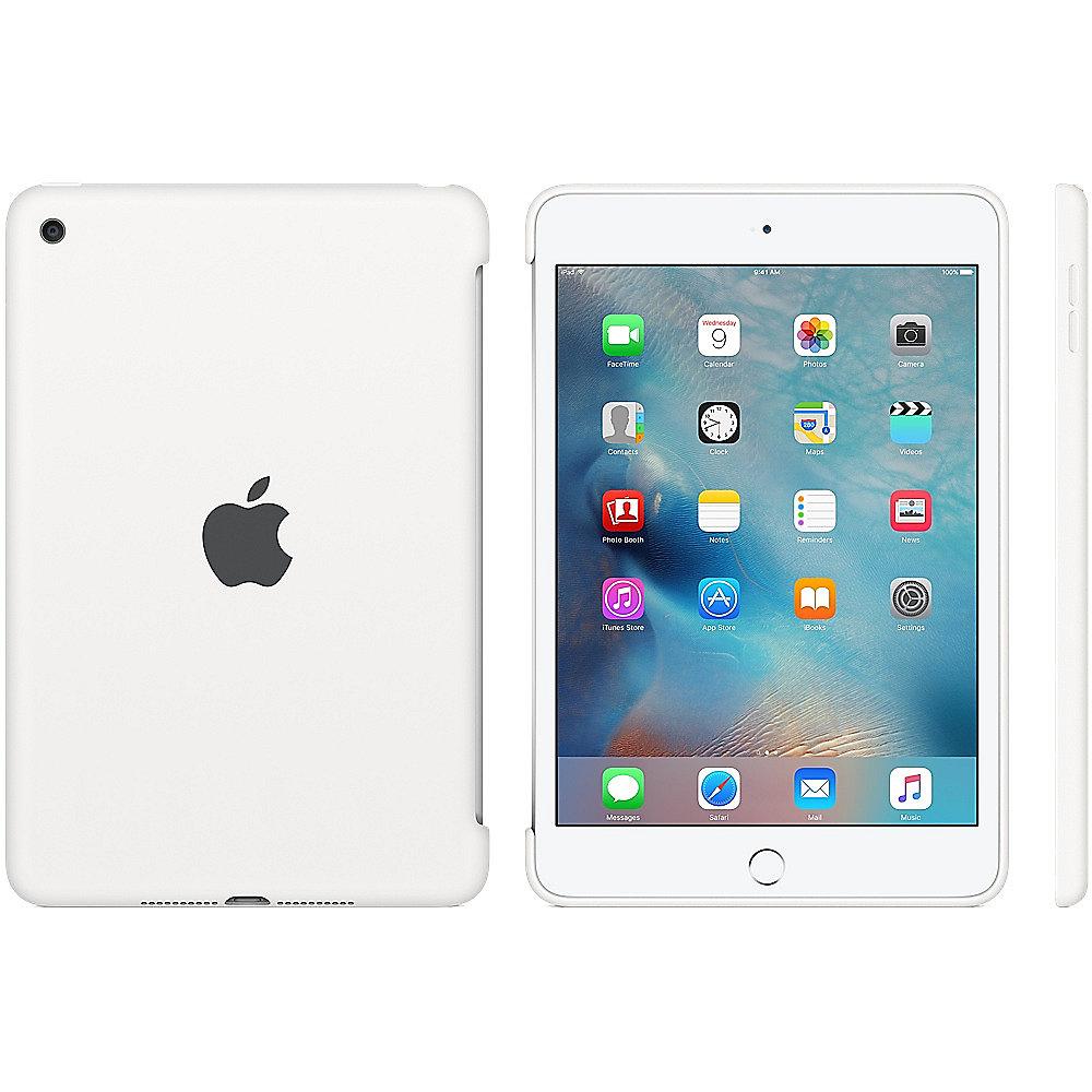 Apple Silikon Case für iPad mini 4 Weiß