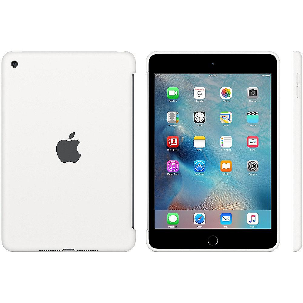 Apple Silikon Case für iPad mini 4 Weiß