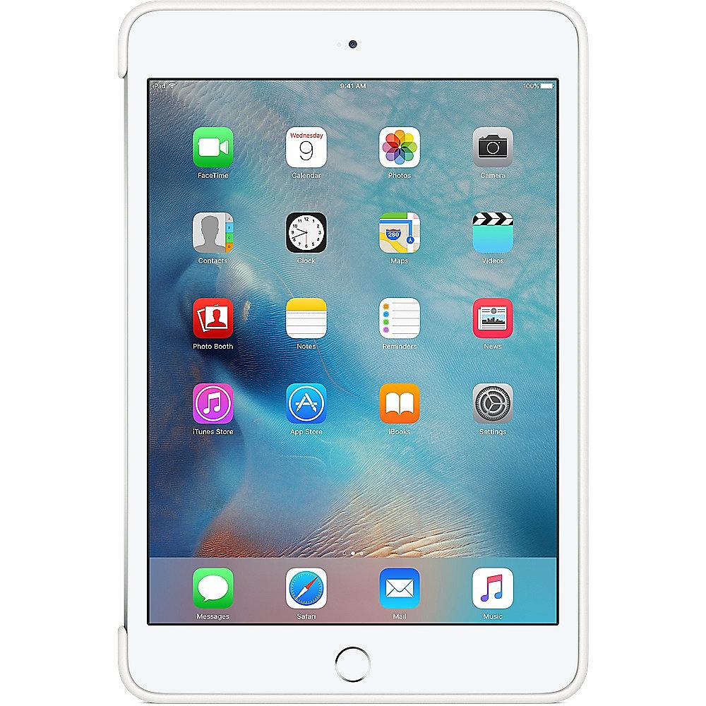 Apple Silikon Case für iPad mini 4 Weiß