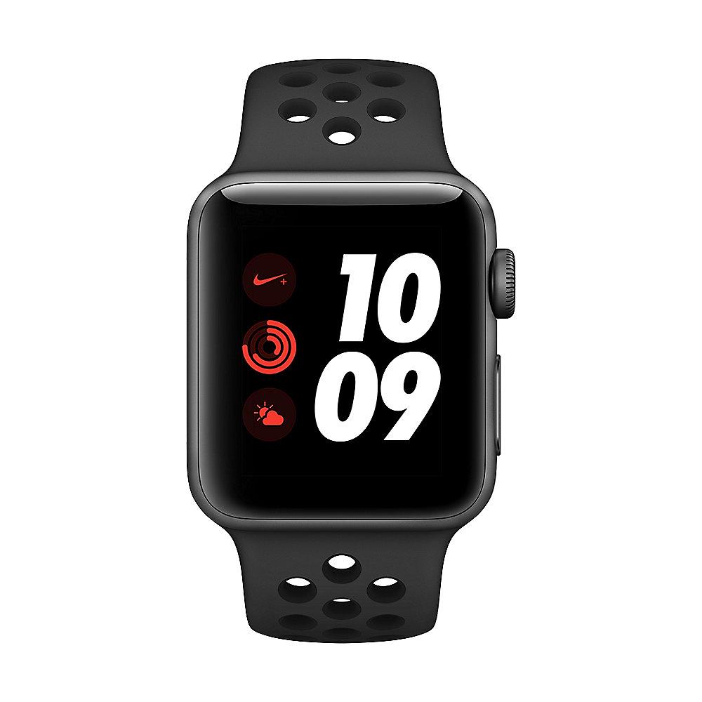 Apple Watch Nike  LTE 38mm Aluminiumgehäuse Space Grau Nike Sportarmband Schwarz, Apple, Watch, Nike, LTE, 38mm, Aluminiumgehäuse, Space, Grau, Nike, Sportarmband, Schwarz