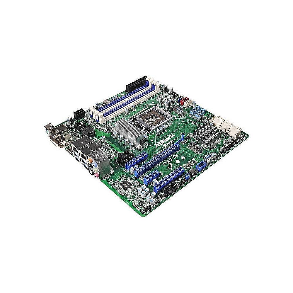 ASRock C236M WS 2xLAN/SATA600/USB3.0/DP/HDMI/VGA mATX Mainboard Sockel 1151