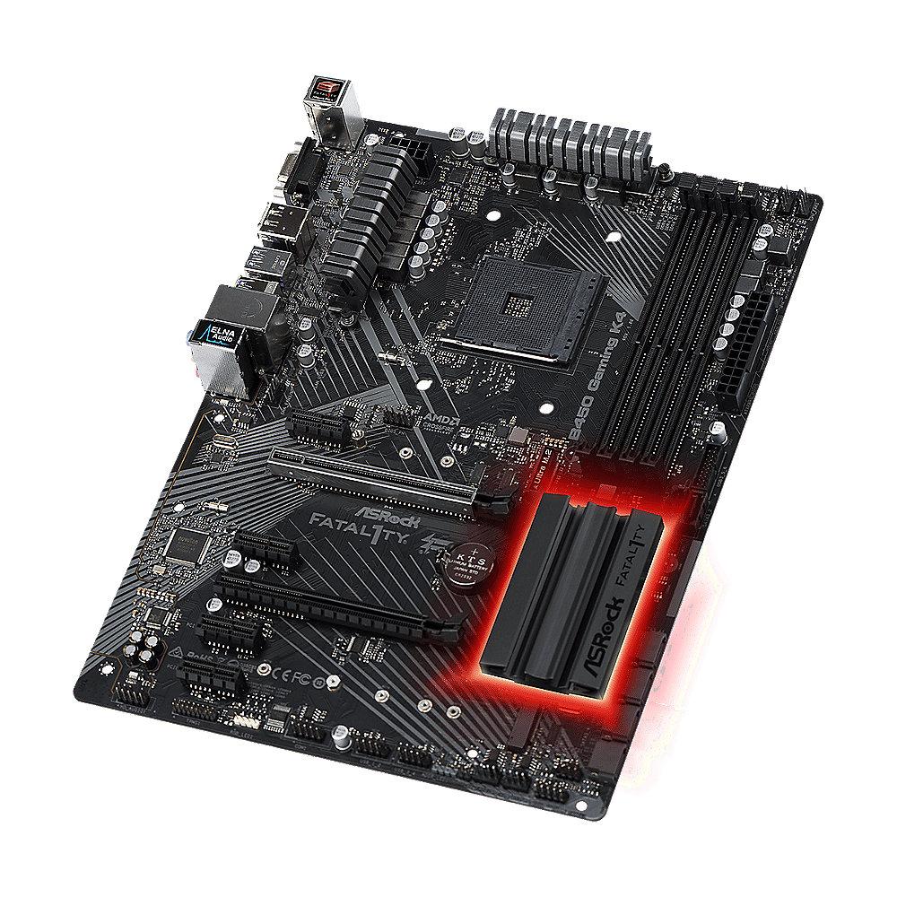 ASRock Fatal1ty B450 Gaming K4 AM4 ATX Mainboard M.2/DP/HDMI/VGA/USB3.1(Gen2)