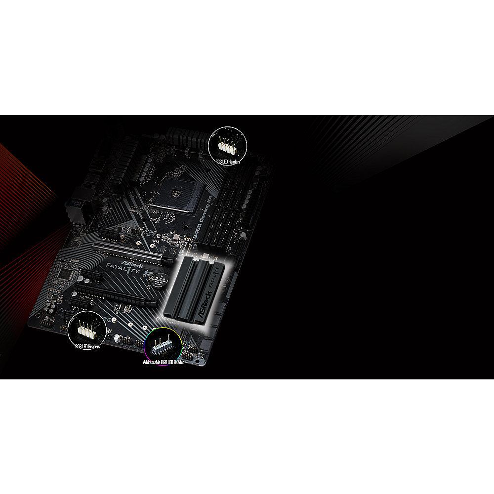 ASRock Fatal1ty B450 Gaming K4 AM4 ATX Mainboard M.2/DP/HDMI/VGA/USB3.1(Gen2)