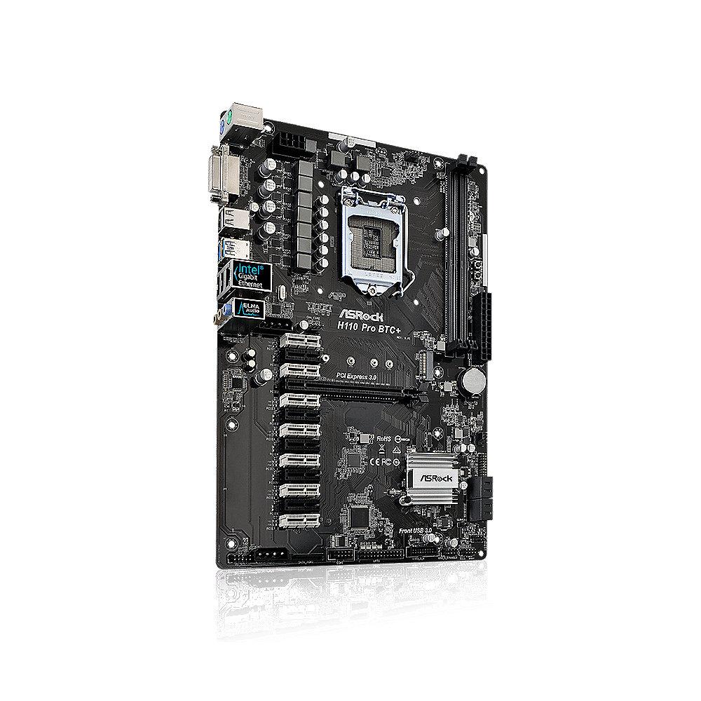 ASRock H110 Pro BTC   Bitcoin  ATX Mainboard Sockel 1151