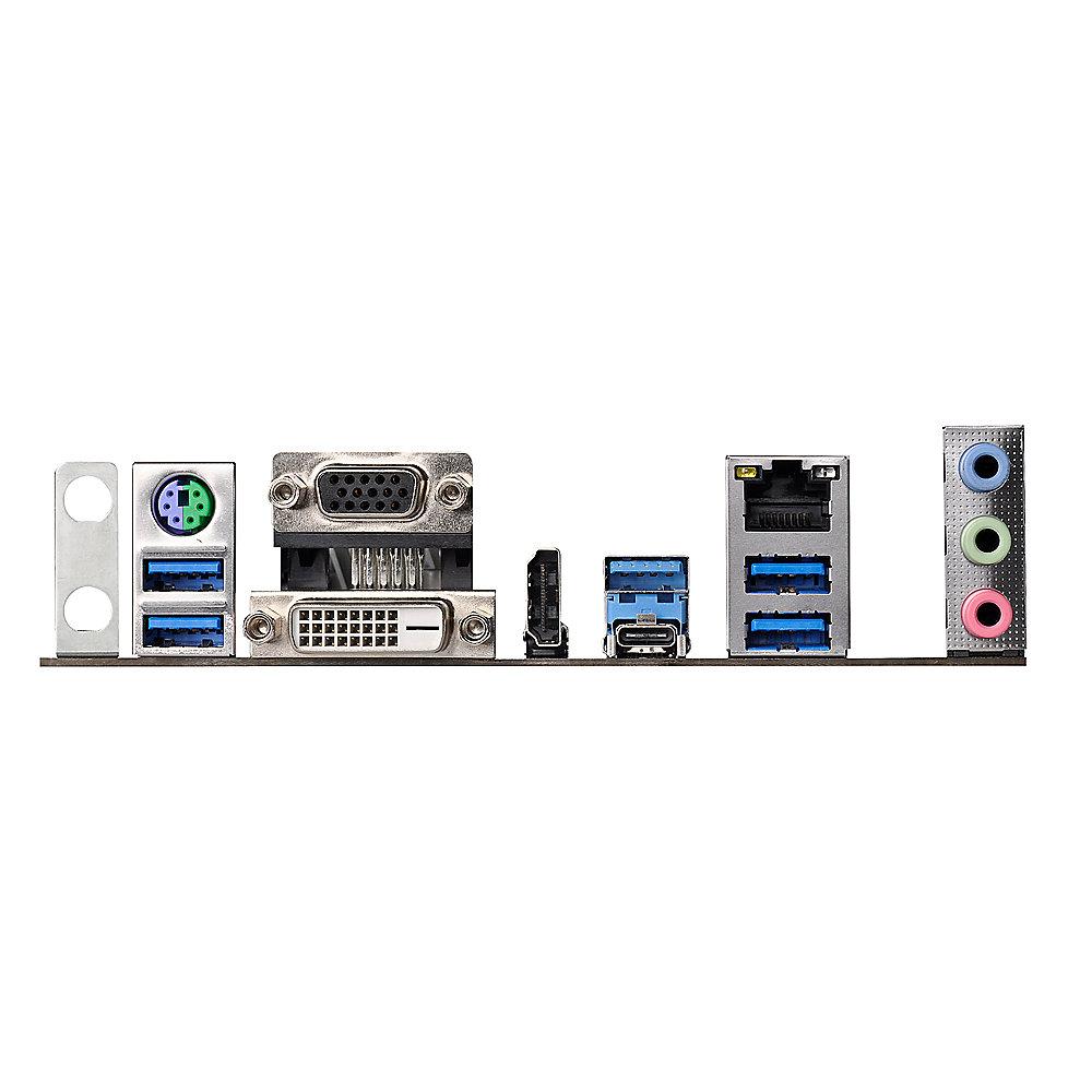 ASRock Z270 Pro4 ATX Mainboard Sockel 1151 USB3.0 (Typ C) M.2/HDMI/DVI/VGA, ASRock, Z270, Pro4, ATX, Mainboard, Sockel, 1151, USB3.0, Typ, C, M.2/HDMI/DVI/VGA