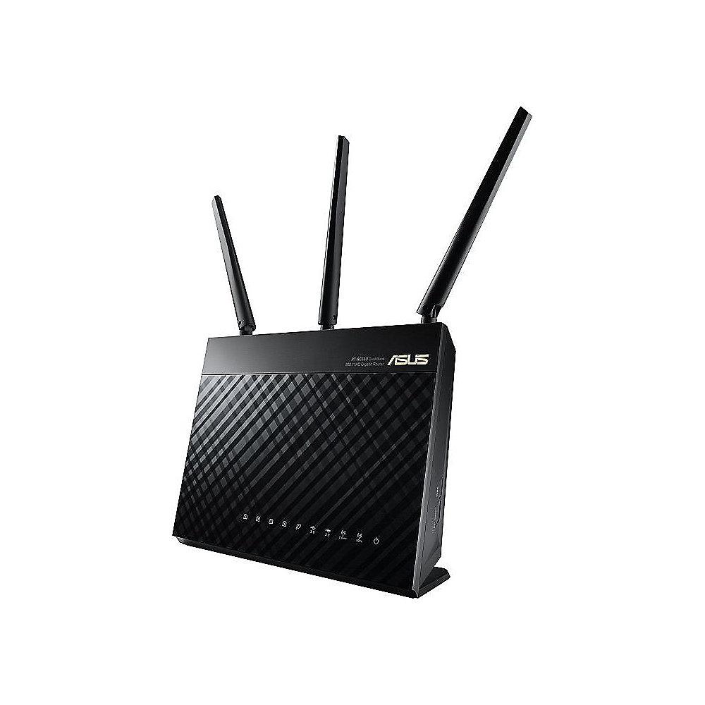 ASUS AC1900 RT-AC68U 1900Mbit DualBand WLAN Gigabit Router, ASUS, AC1900, RT-AC68U, 1900Mbit, DualBand, WLAN, Gigabit, Router