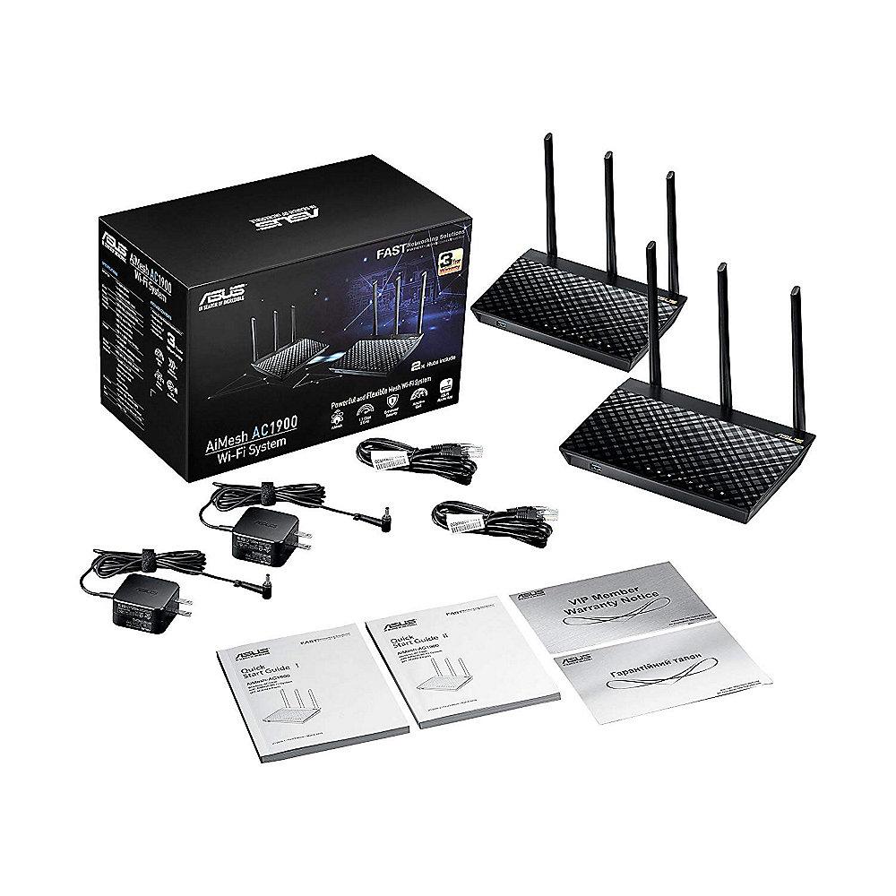 ASUS AiMesh AC1900 WLAN System Router 2in1 Pack