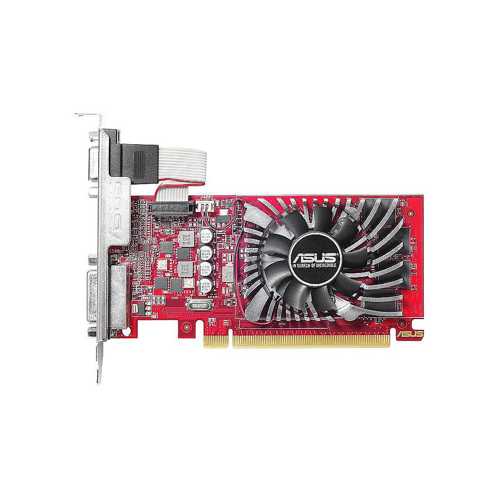 Asus AMD Radeon R7 240 2GB GDDR5 Grafikkarte DVI/HDMI/VGA, Low Profile