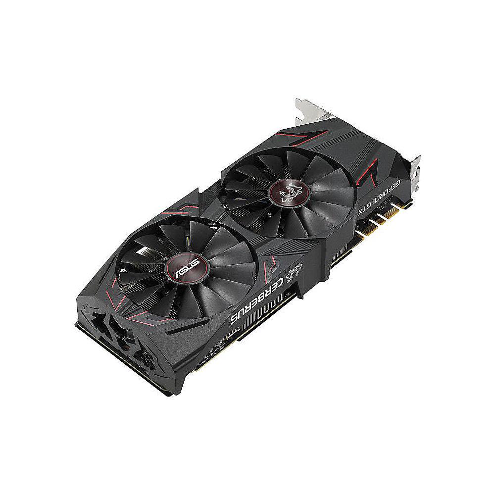 Asus Cerberus GeForce GTX 1070Ti Advanced 8GB GDDR5 Grafikkarte DVI/2xHDMI/2xDP