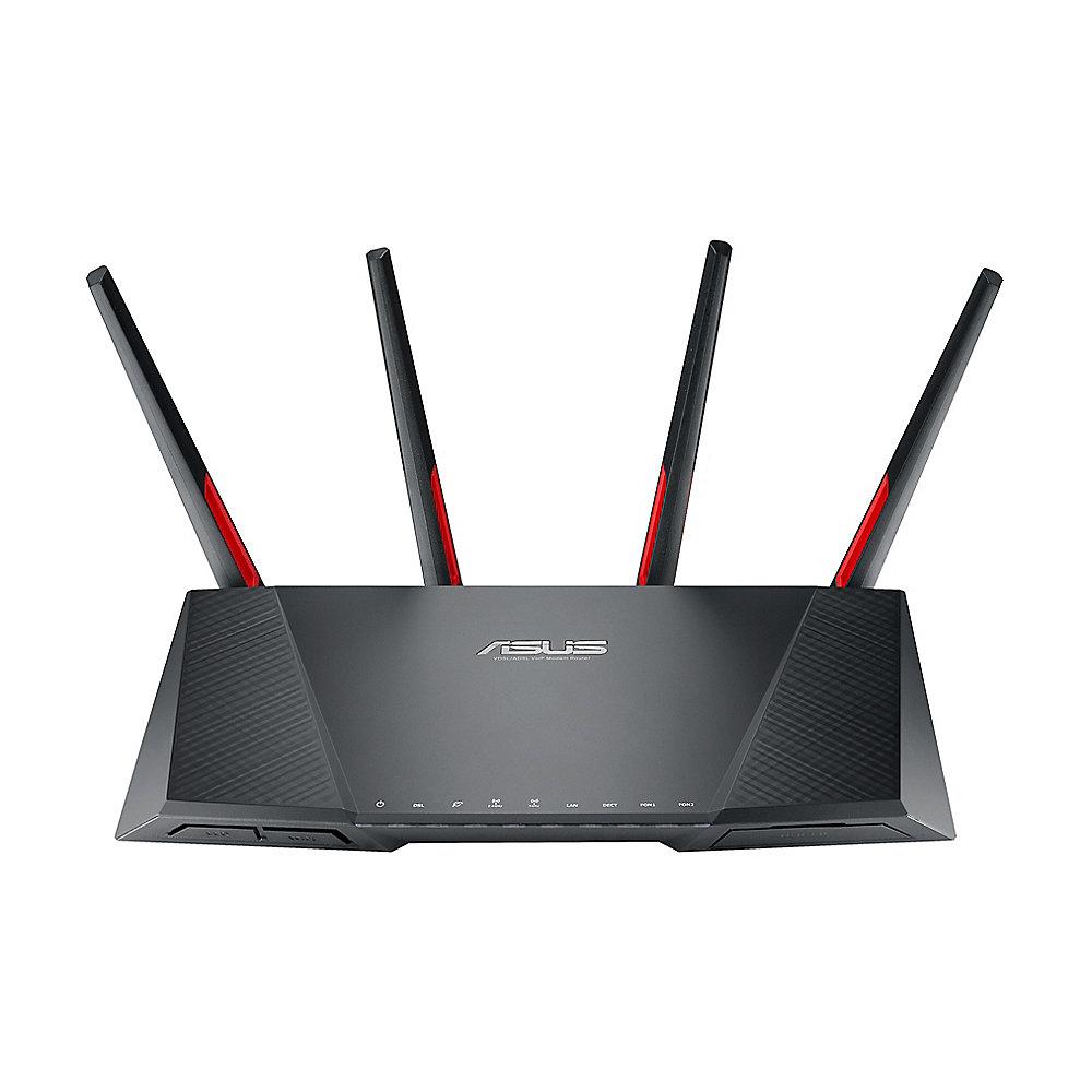 ASUS DSL-AC68VG VoIP ADSL / VDSL 2300Mbit DualBand WLAN Modemrouter, ASUS, DSL-AC68VG, VoIP, ADSL, /, VDSL, 2300Mbit, DualBand, WLAN, Modemrouter