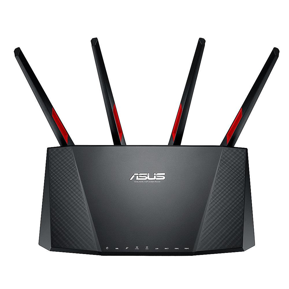 ASUS DSL-AC68VG VoIP ADSL / VDSL 2300Mbit DualBand WLAN Modemrouter, ASUS, DSL-AC68VG, VoIP, ADSL, /, VDSL, 2300Mbit, DualBand, WLAN, Modemrouter