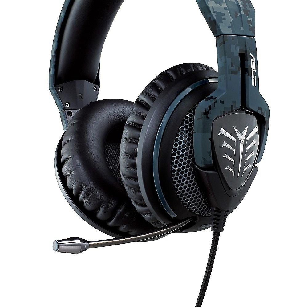 Asus Echelon Navy Gaming Headset 3,5mm Klinke, Asus, Echelon, Navy, Gaming, Headset, 3,5mm, Klinke