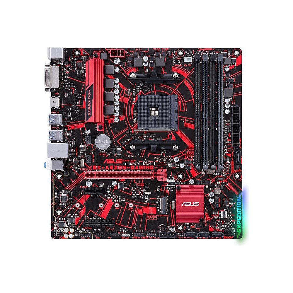 ASUS Expedition A320M-Gaming mATX Mainboard Sockel AM4 USB3.0/M.2/HDMI/DVI