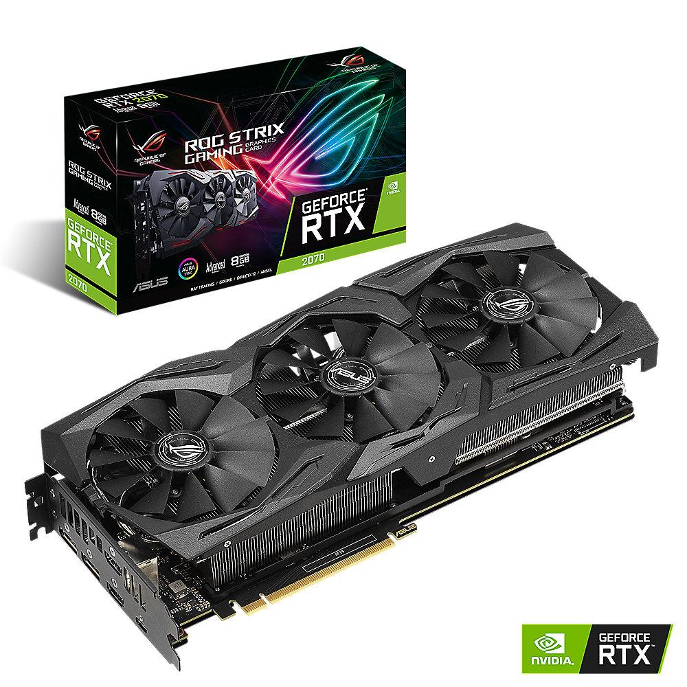 Asus GeForce RTX 2070 ROG Strix Advanced 8 GB GDDR6 Grafikkarte 2xDP/2xHDMI/USB