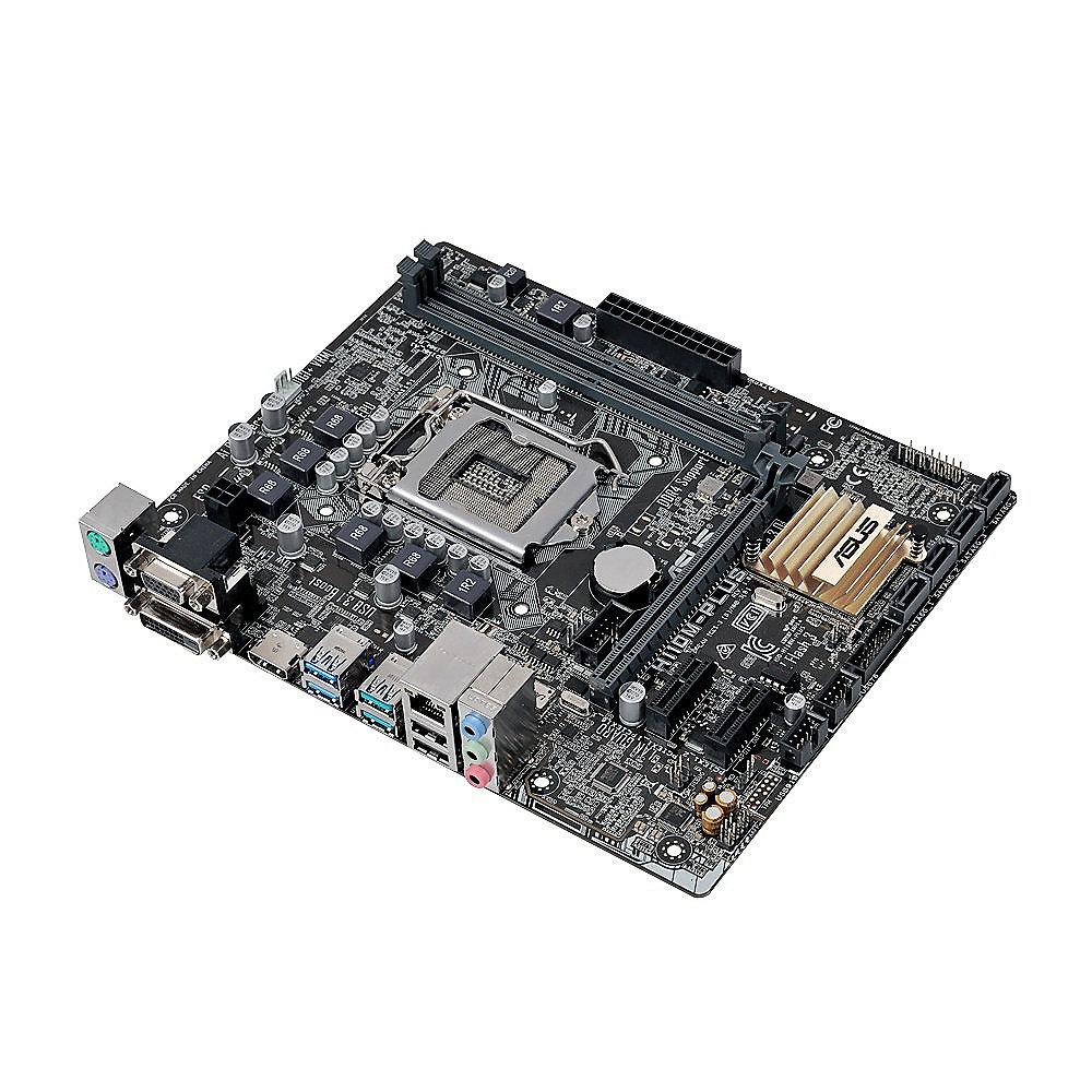 ASUS H110M-PLUS USB3.1/GL/SATA600/DVI/VGA/HDMI mATX Mainboard Sockel 1151, ASUS, H110M-PLUS, USB3.1/GL/SATA600/DVI/VGA/HDMI, mATX, Mainboard, Sockel, 1151