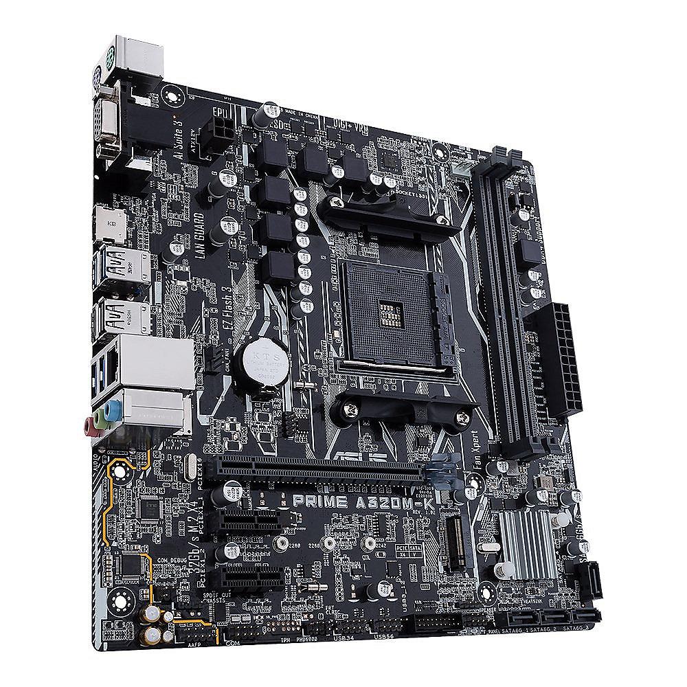 ASUS PRIME A320M-K mATX Mainboard Sockel AM4 USB3.0/SATA600/M.2
