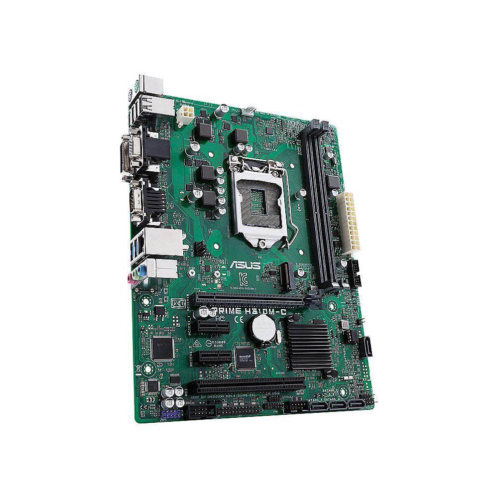 ASUS Prime H310M-C mATX Mainboard Sockel 1151 DVI/VGA/M.2/COM/USB3.1 (Gen 1)