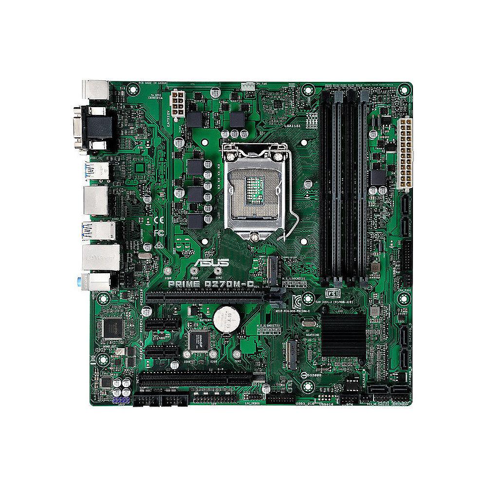 ASUS PRIME Q270M-C/CSM mATX Mainboard 1151 DVI/HDMI/DP/M.2/USB3.1