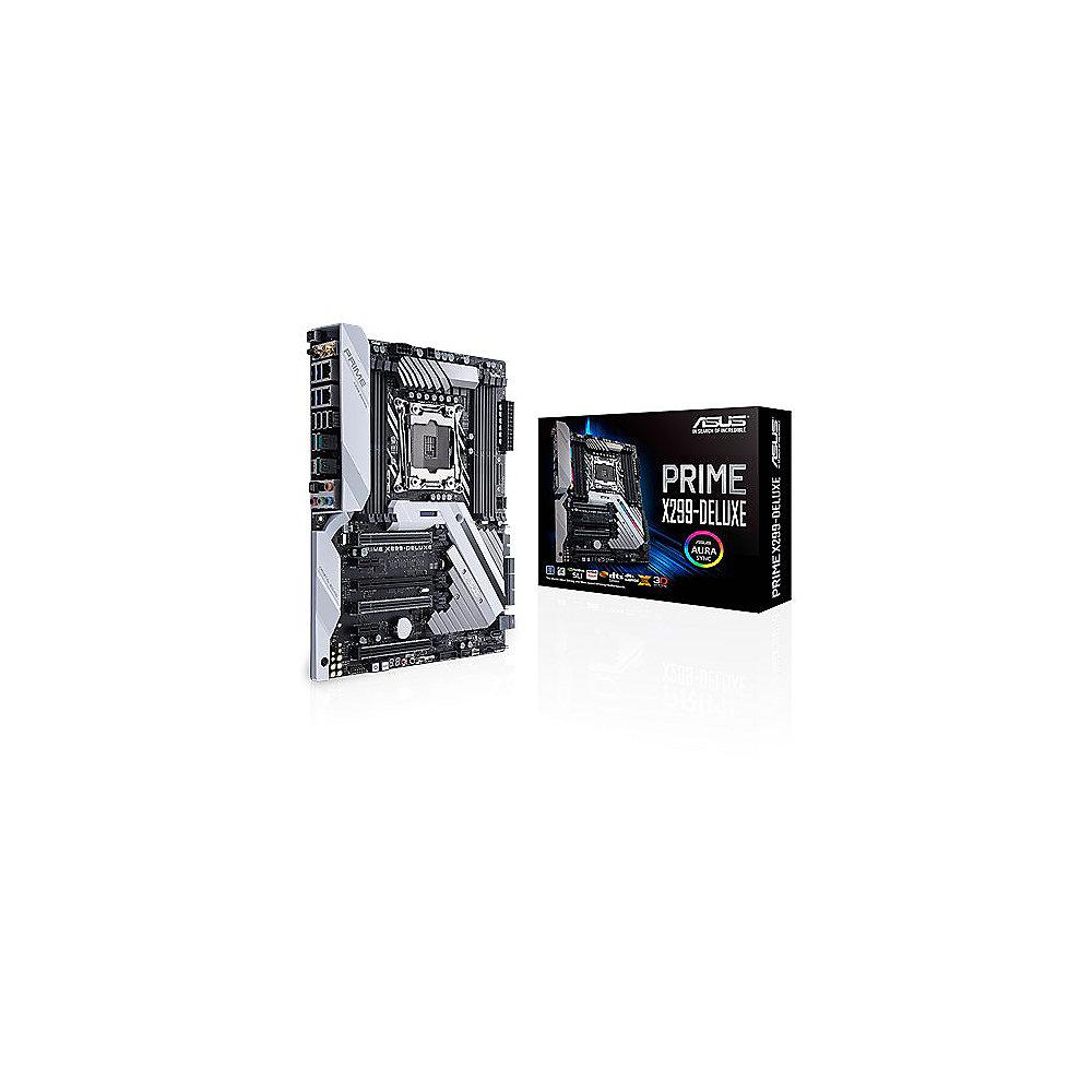 ASUS PRIME X299-DELUXE ATX Mainboard Sockel 2066 USB3.1(C-Gen2)/M.2/WiFi/2x LAN, ASUS, PRIME, X299-DELUXE, ATX, Mainboard, Sockel, 2066, USB3.1, C-Gen2, /M.2/WiFi/2x, LAN