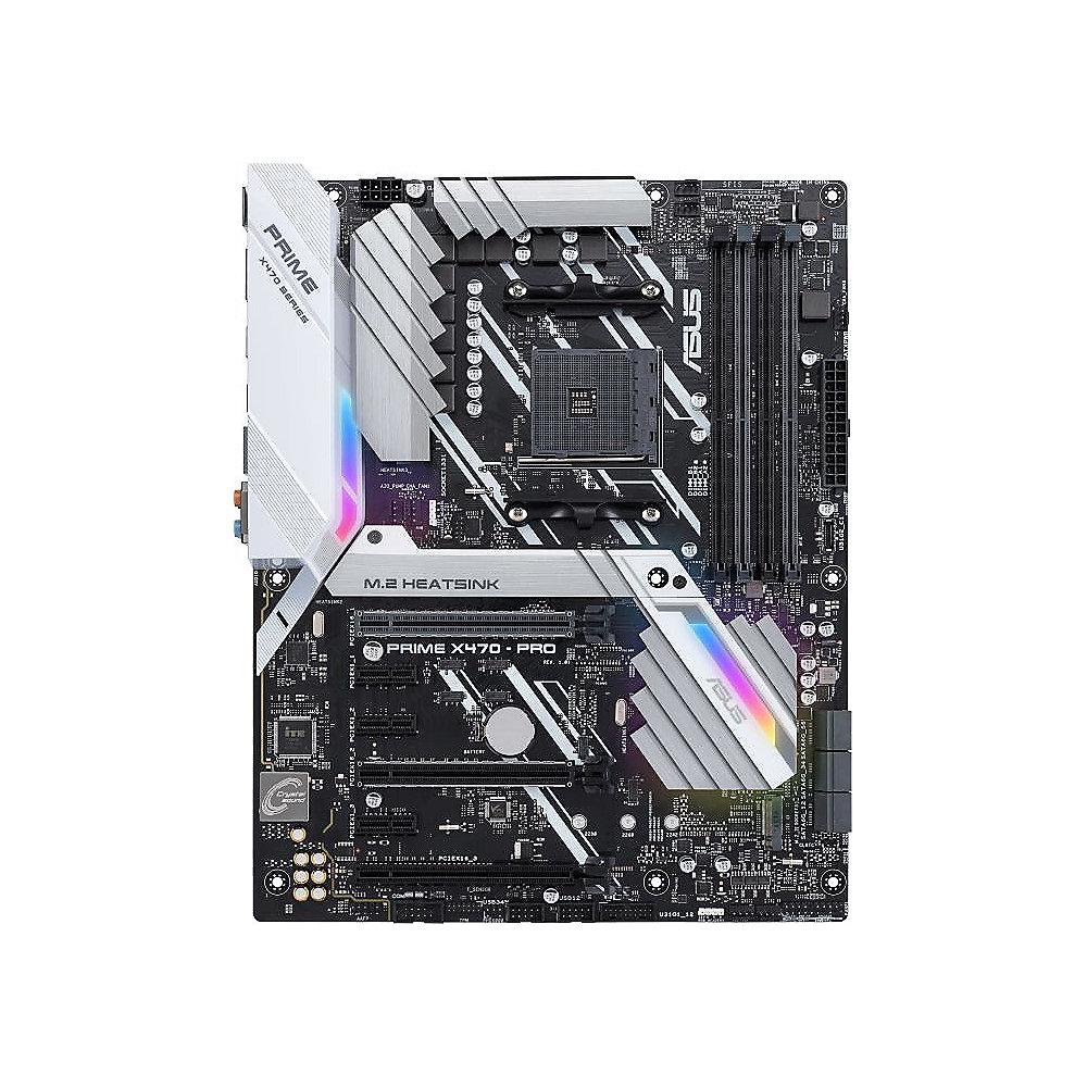 ASUS Prime X470-Pro ATX Mainboard Sockel AM4 USB3.1(Gen2 Typ C)/M.2