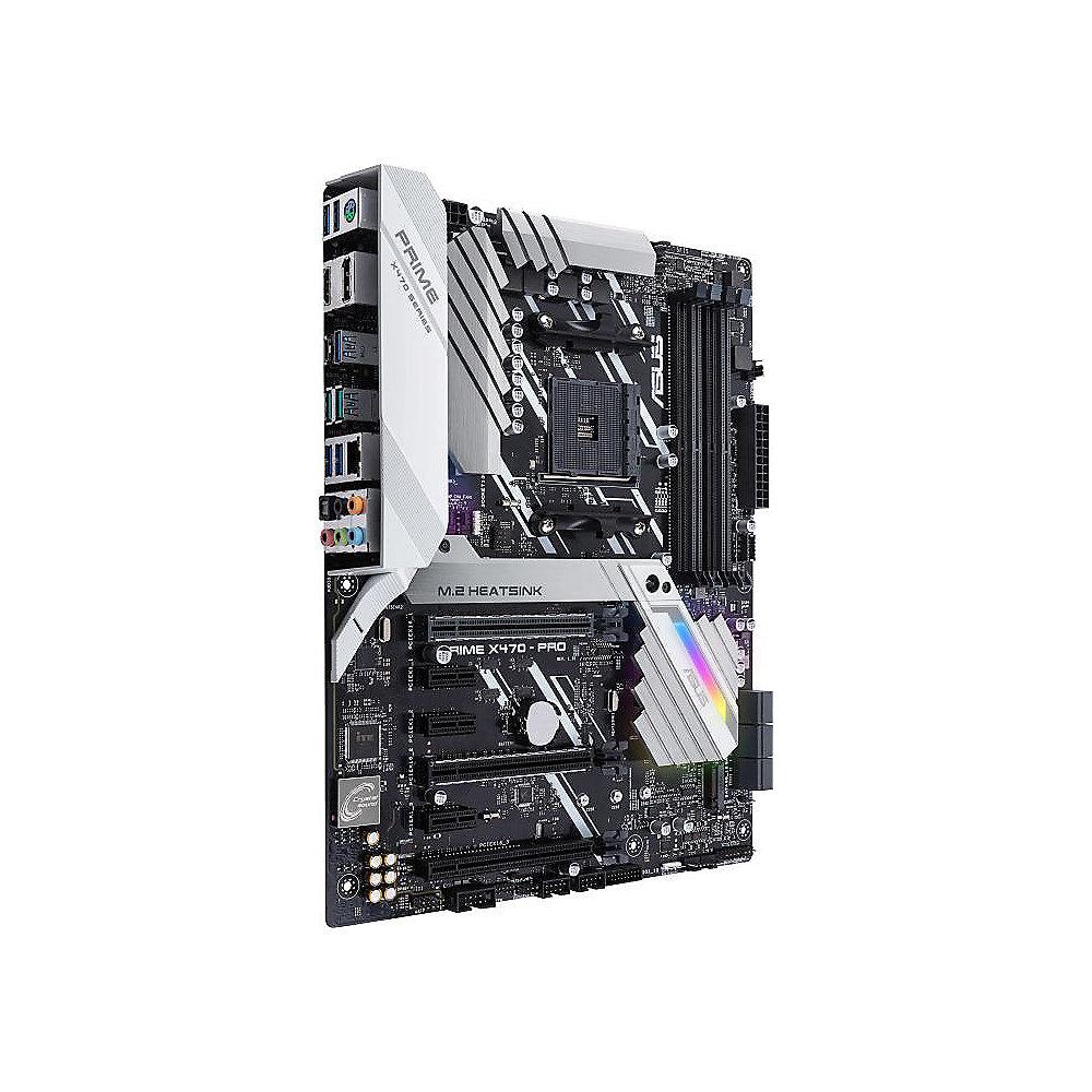 ASUS Prime X470-Pro ATX Mainboard Sockel AM4 USB3.1(Gen2 Typ C)/M.2