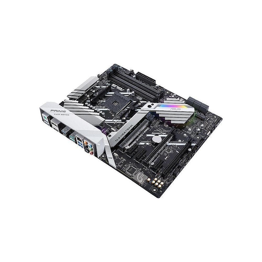 ASUS Prime X470-Pro ATX Mainboard Sockel AM4 USB3.1(Gen2 Typ C)/M.2