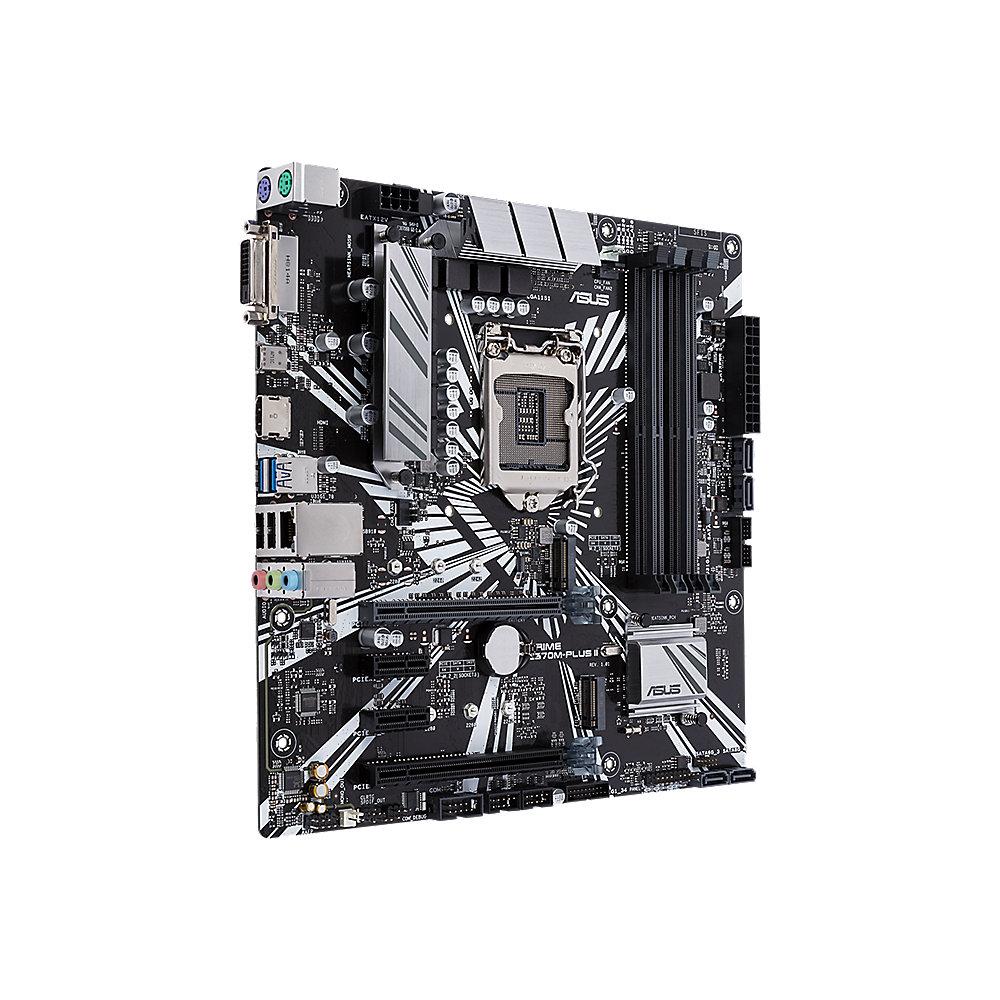 ASUS PRIME Z370M-Plus II mATX Mainboard 1151 HDMI/DVI/M.2/USB3.1 (Gen1)