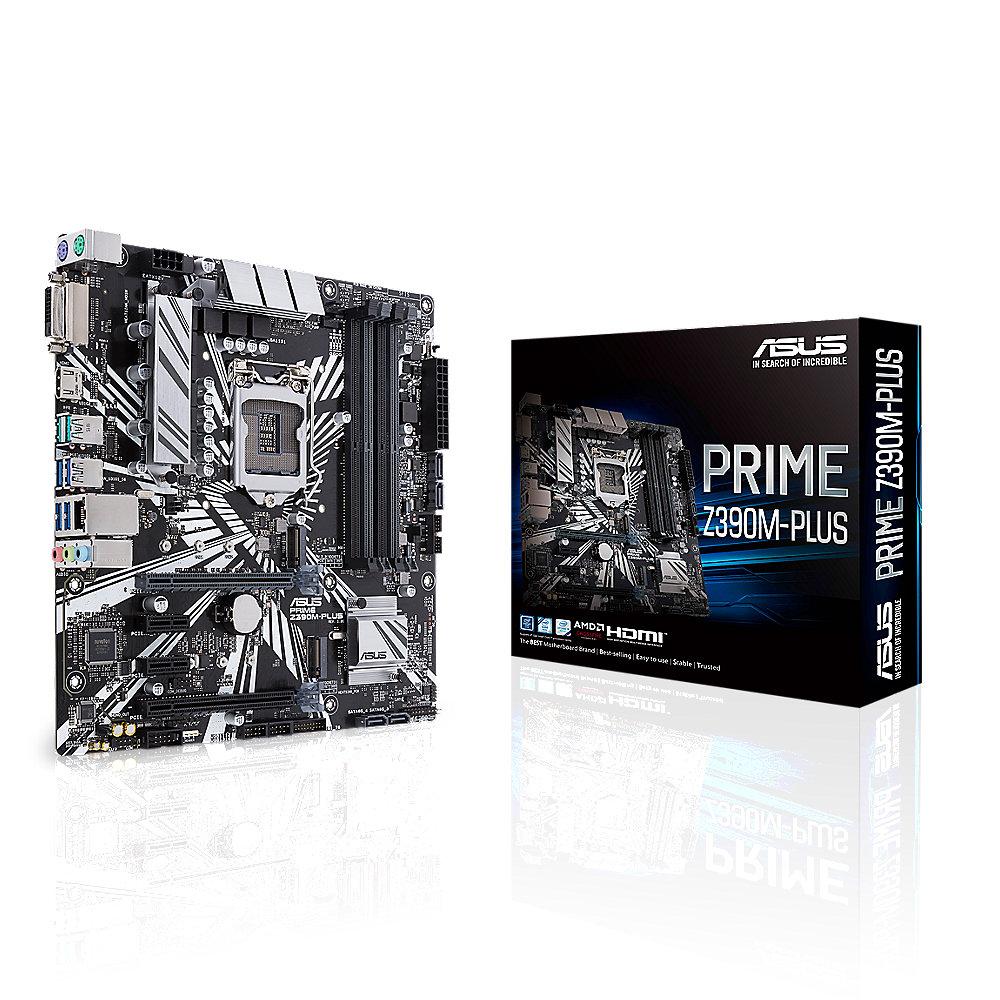 ASUS PRIME Z390M-Plus mATX Mainboard Sockel 1151 HDMI/2xM.2/USB3.1