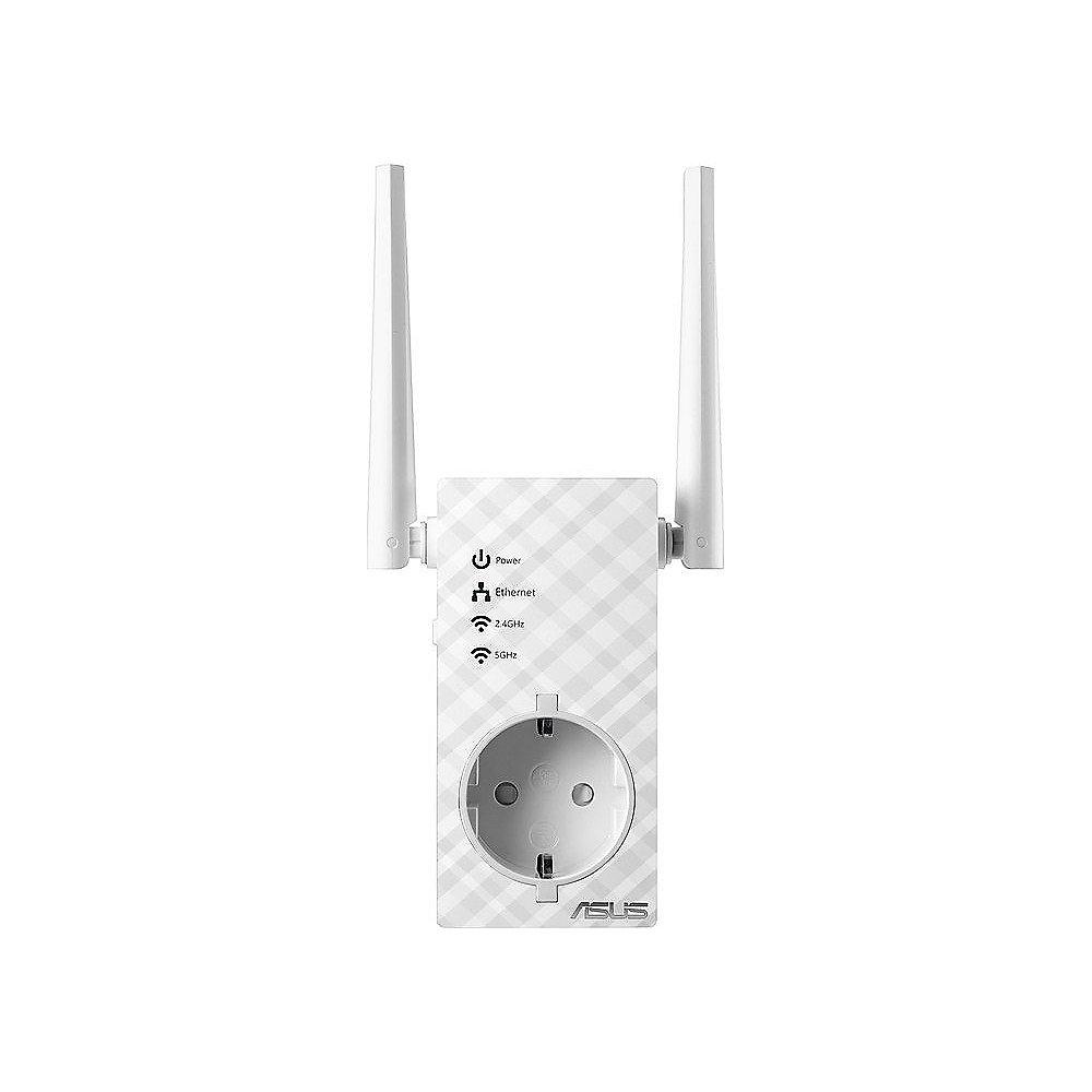 ASUS RP-AC53 AC750 WLAN-Repeater mit integrierter Steckdose, ASUS, RP-AC53, AC750, WLAN-Repeater, integrierter, Steckdose