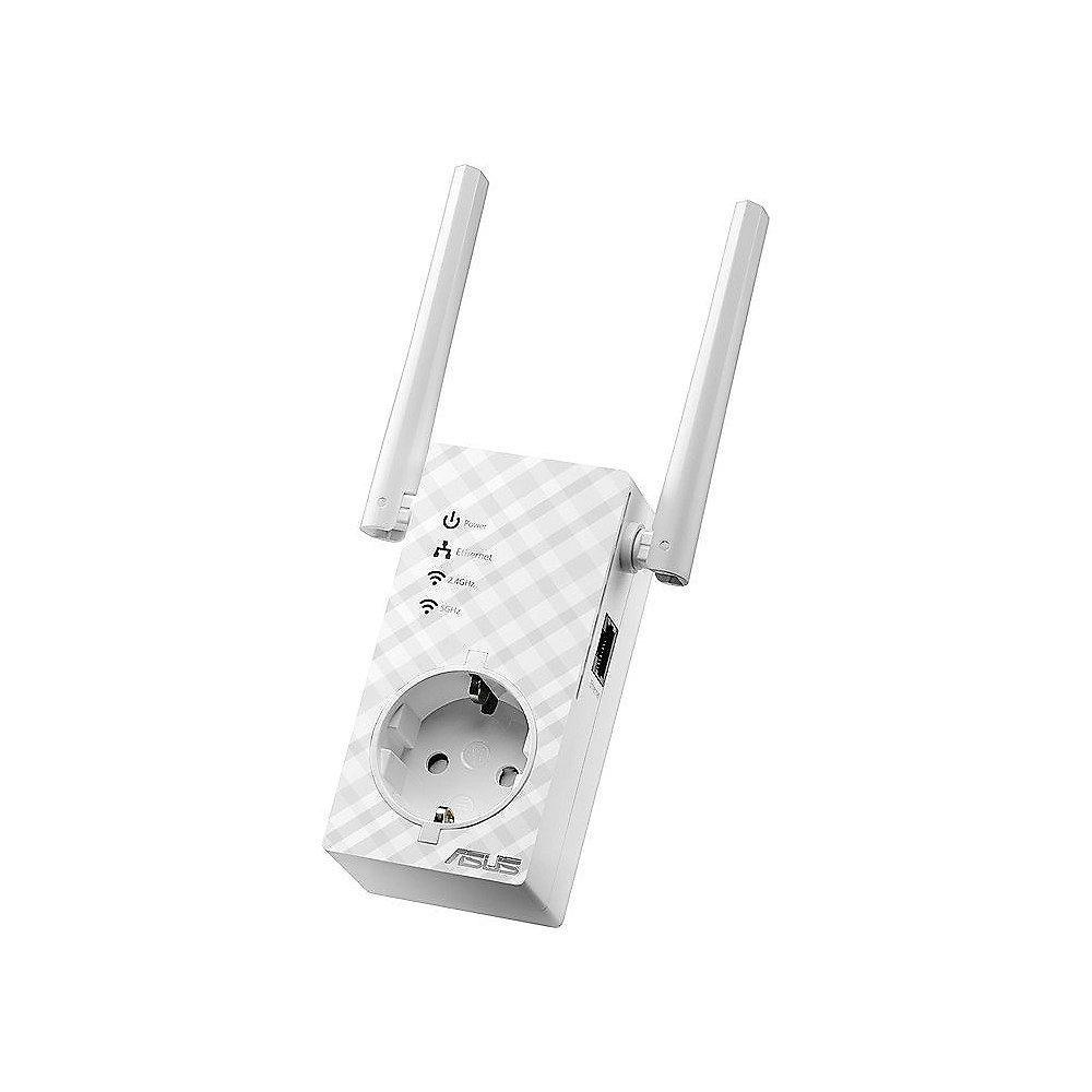 ASUS RP-AC53 AC750 WLAN-Repeater mit integrierter Steckdose, ASUS, RP-AC53, AC750, WLAN-Repeater, integrierter, Steckdose