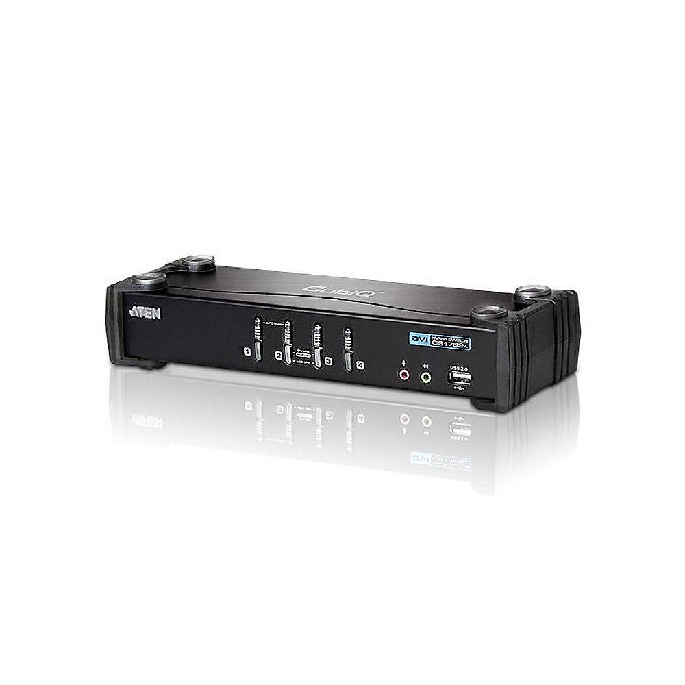 Aten CS-1764A 4 Port USB/DVI KVM Switch 4 Rechner/1Arbeitsplatz