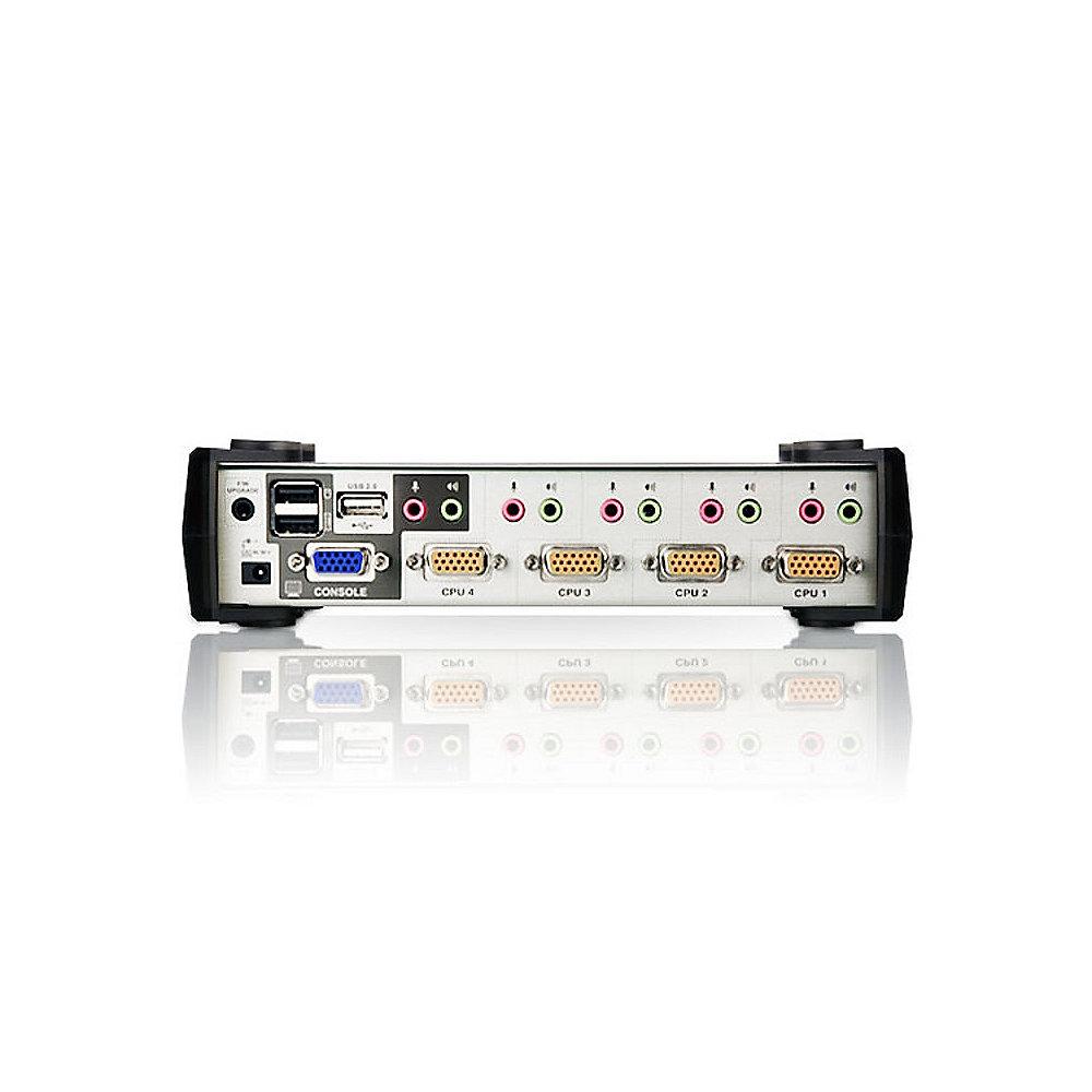 Aten CS1734B KVM Switch 4-fach (USB, PS/2, Audio) OSD