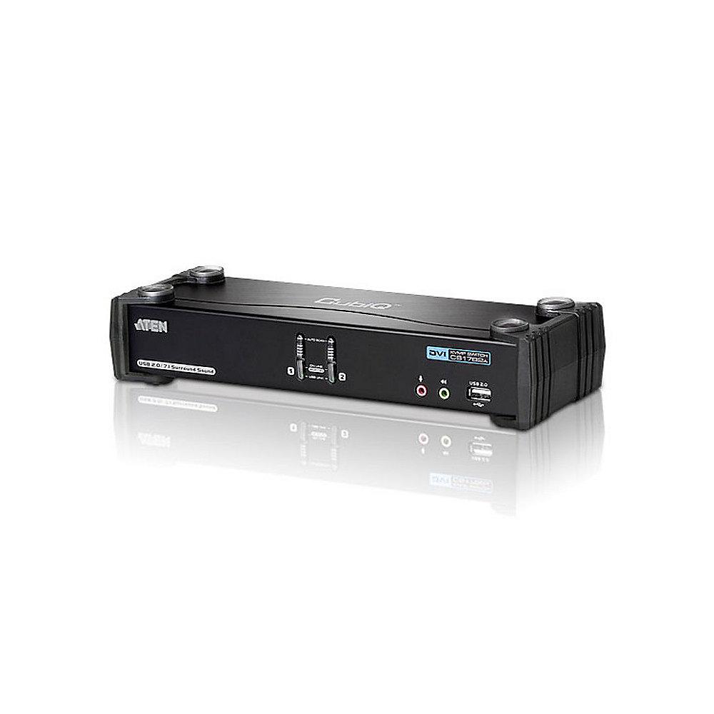 Aten CubiQ CS1782A 2-Port USB2.0/DVI, Audio 7.1