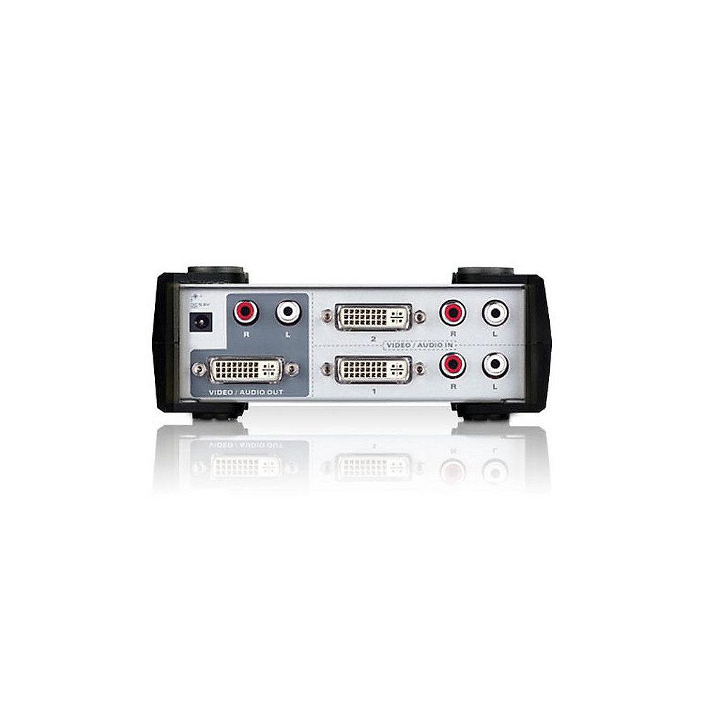 Aten VS261 2fach DVI-A/V-Switch mit Infrarot Fernbedienung, Aten, VS261, 2fach, DVI-A/V-Switch, Infrarot, Fernbedienung