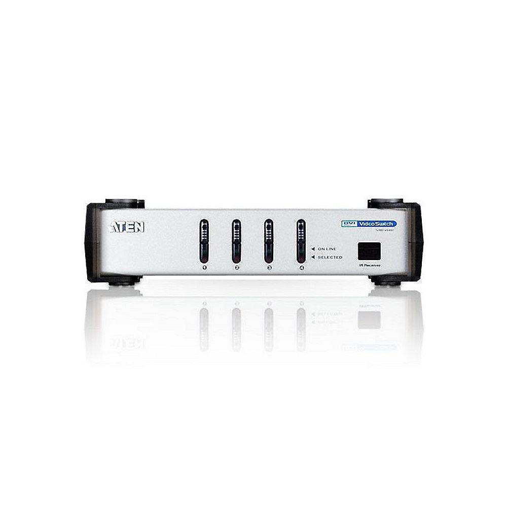 Aten VS461 4fach DVI-A/V-Switch mit Infrarot Fernbedienung, Aten, VS461, 4fach, DVI-A/V-Switch, Infrarot, Fernbedienung
